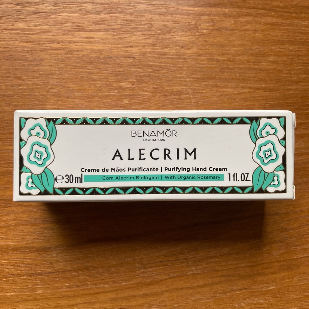 BENAMOR Alecrim Rosemary Hand Cream NIB